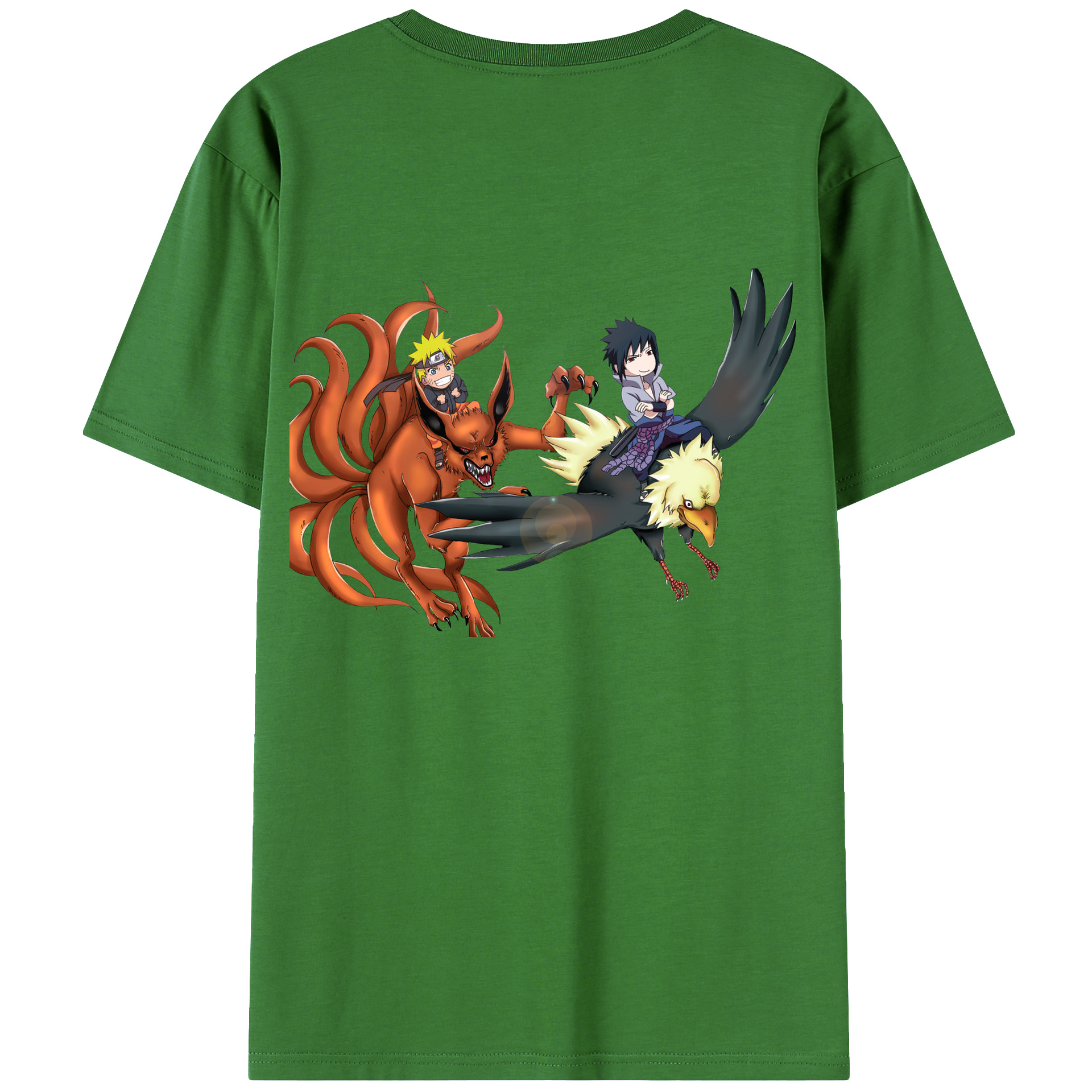 （画像用） NARUTO -ナルト- うずまき ナルト Uzumaki Naruto レディース半袖Tシャツ(バックプリント)